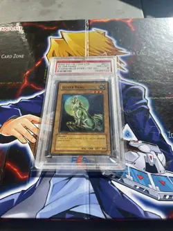 Silver Fang 2002 PSA 8 Near Mint Legend Of Blue Eyes 1st Edition LOB-010 Yugioh - Image 2