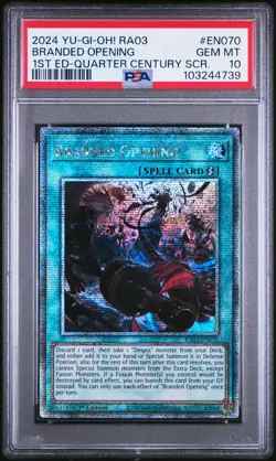 2024 YU-GI-OH! RA03-QUARTER CENTURY BONANZA #EN070 BRANDED OPENING PSA 10 - Image 1