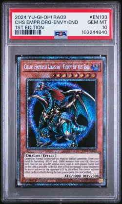 2024 1ST ED #EN133 CHAOS EMPEROR DRAGON - ENVOY OF THE END PSA 10 - Image 1