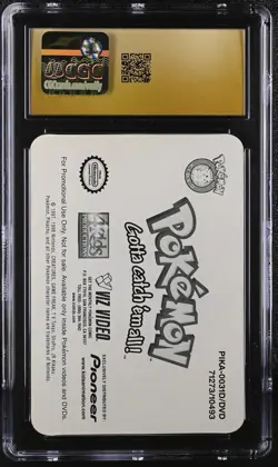 CGC 10 PRISTINE Gengar Pioneer Viz Video PIKA-0031 Lenticular Pokemon Card - Image 2