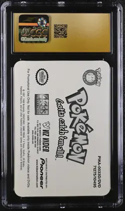 CGC 10 PRISTINE Bulbasaur Pioneer Viz Video PIKA-0033 Lenticular Pokemon Card - Image 2