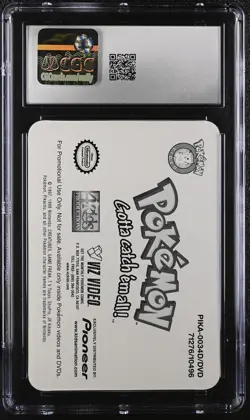 CGC 10 GEM MINT Kadabra Pioneer Viz Video PIKA-0034 Lenticular Pokemon Card - Image 2