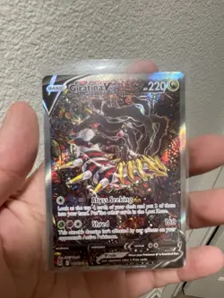 Giratina V Alt Art #186/196 Lost Origin Holo Pokemon Card - Near Mint CLEAN - Image 1