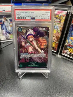 PSA 10 Gem Mint NAMI One Piece Japanese Premium Card Collection Vol.1 #036 - Image 1