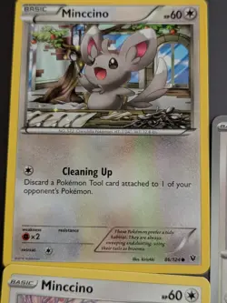 Cute Minccino Pokemon TCG Card Lot Of 5 English Non Holo - Image 2