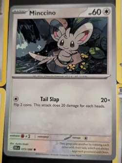 Cute Minccino Pokemon TCG Card Lot Of 5 English Non Holo - Image 4