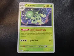 Cacturne 006/198 INSUFFICIENT INK ERROR Uncommon Pokemon Card - Image 1