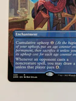 MTG Card - 1x Mystic Remora - Dominaria Remastered - Borderless -NM - Magic #420 - Image 5