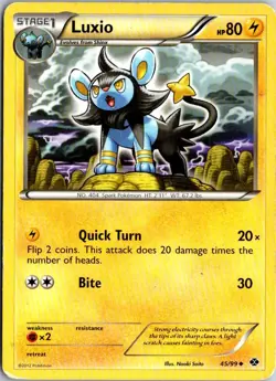 Luxio 45/99 Next Destinies Regular - Pokemon Card HP - Image 1