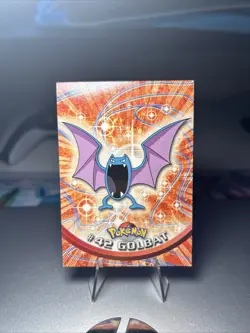 #42 Golbat Topps Red Logo Non Holo Tv Animated Series Pokemon Card - Image 1