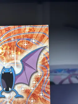 #42 Golbat Topps Red Logo Non Holo Tv Animated Series Pokemon Card - Image 3