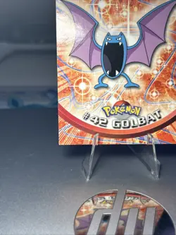 #42 Golbat Topps Red Logo Non Holo Tv Animated Series Pokemon Card - Image 5