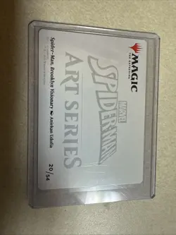 Magic the Gathering Spiderman (Universes Beyond) Miles Morales Art Card - Image 2