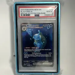 Pokemon TCG Blastoise EX 151 Ultra Rare Card Scarlet Violet 200/165 PSA 10 - Image 1