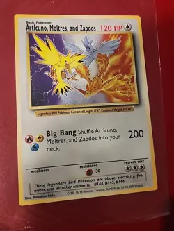 Pokemon Card Legendary Birds Articuno Moltres Zapdos SEALED Pokemon Celebi #50 - Image 1