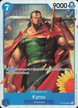 Kyros OP10-046 Super Rare Royal Blood One Piece Card - Image 1