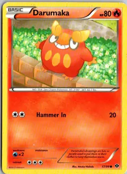 Darumaka 17/99 Common | Next Destinies | Pokemon Card HP - Image 1