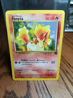 Ponyta Team Rocket Set Pokemon Card MINT Free Ship Vintage Pokemon WoTC NM - Image 1