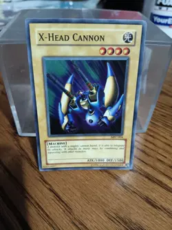 Yu-Gi-Oh Card MFC-004 X HEAD CANNON Super rare holo NM Vintage 1996 - Image 1
