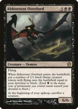 2x Abhorrent Overlord Theros LP MTG - Image 1