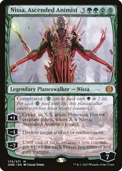 Nissa, Ascended Animist ONE LP MTG - Image 1