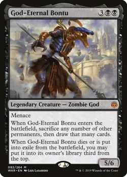 God-Eternal Bontu War of the Spark LP MTG - Image 1