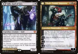 Valki, God of Lies // Tibalt, Cosmic Impostor Kaldheim LP MTG - Image 1