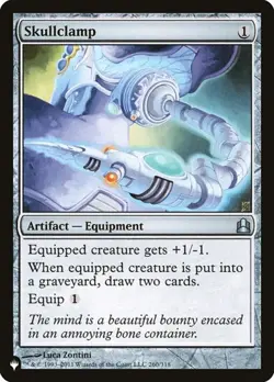 Skullclamp (#CMD-260) The List LP MTG - Image 1