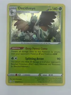 Decidueye #008/072 Holo Rare 2021 Pokemon Shining Fates NM - Image 1