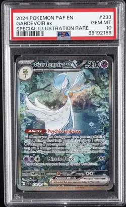 2024 POKEMON PAF EN-PALDEAN FATES SPECIAL ILLUSTRATION RARE GARDEVOIR EX PSA 10 - Image 1
