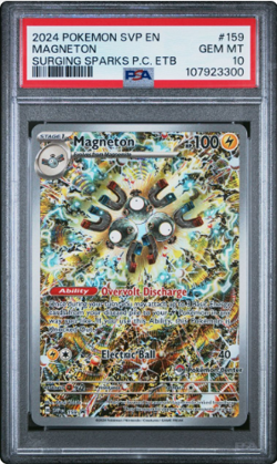 Magneton 159 Pokemon Center Stamped Promo PSA 10 Surging Sparks - Image 1