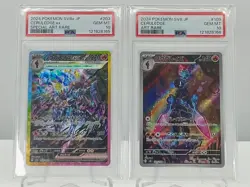 PSA 10 CERULEDGE ex SAR #203 & CERULEDGE AR #109 SEQ SET POKEMON JAPANESE 2024 - Image 1