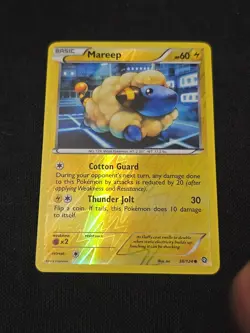 Mareep 38/124 Dragons Exalted Reverse Holo Rare Pokemon TCG Light Played - Image 1