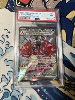 2023-25 Pokemon SV Black Star Promos - SVP EN Charizard ex #074 PSA 9 - Image 1