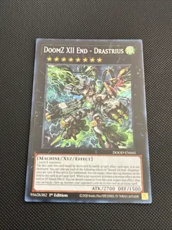 Yugioh DoomZ XII End - Drastrius DOOD-EN045 Secret Rare 1st Edition Near Mint - Image 1