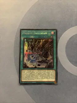 Yugioh Primite Drillbeam MP25-EN115 1st Edition Prismatic Secret Rare NM - Image 1