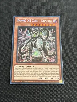 Yugioh DoomZ XII Zero - Drastea DOOD-EN008 Secret Rare 1st Edition NM - Image 1