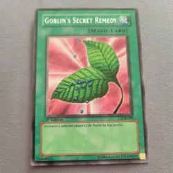 Yugioh - Goblin's Secret Remedy LOB-099 1st Edition Rare NA - Vintage VLP - Image 2