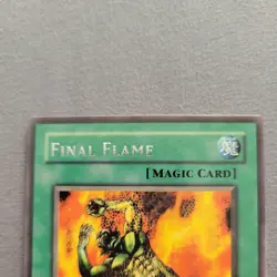 YuGiOh Final Flame - LOB-100 - Rare - 1st Edition Rare NA English Vintage - Image 3