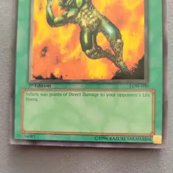 YuGiOh Final Flame - LOB-100 - Rare - 1st Edition Rare NA English Vintage - Image 4