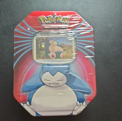 Pokemon Snorlax Tin Box, New & Sealed, 3 Booster Packs Plus Foil Card - Image 1