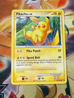 Pokemon Card Pikachu Stormfront Common 70/100 Near Mint - Image 1