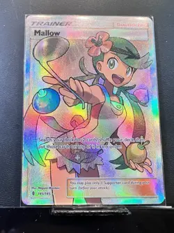 Pokemon Mallow Guardians Rising Full Art SM Holo Card 145/145 Ultra Rare. Nm - Image 1