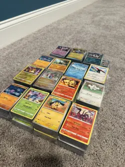 POKEMON TCG BULK CARD LOT 3000 UNCOMMON COMMON RARE HOLOS REVERSE HOLOS - Image 1