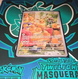188/167 Pokemon Eevee Holo Illustration Card Twilight Masquerade - Image 3