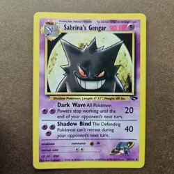Sabrina's Gengar 29/132 - Pokemon Gym Challenge Card Non Holo - MP - Image 1