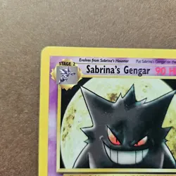 Sabrina's Gengar 29/132 - Pokemon Gym Challenge Card Non Holo - MP - Image 2