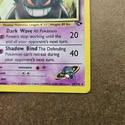 Sabrina's Gengar 29/132 - Pokemon Gym Challenge Card Non Holo - MP - Image 4