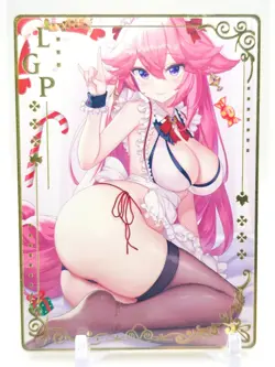 Goddess Story - Gold Metal Waifu Card - Yae Miko - Image 1