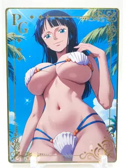 Goddess Story - Gold Metal Waifu Card - Nico Robin - Image 1